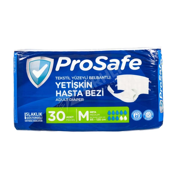 3 ADET Prosafe Orta Hasta Bezi 30'lu ürün görseli 1