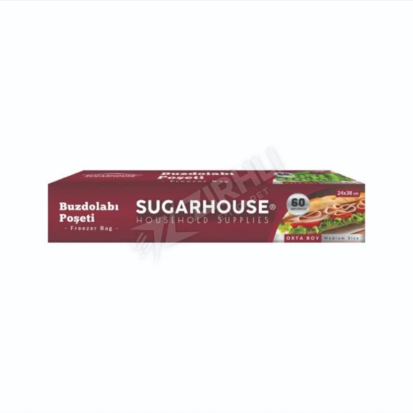 3 ADET Sugar House Buzdolabı Poşeti 60'lı ürün görseli 1