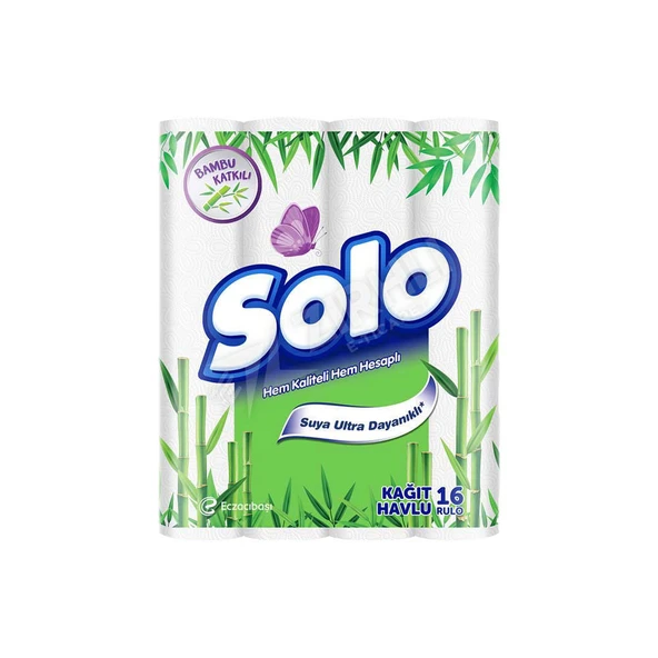3 ADET Solo Kağıt Havlu 16 Lı Bambu ürün görseli 1