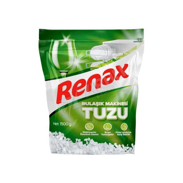 3 ADET Renax Bulaşık Makinesi Tuzu 1500 Gr ürün görseli 1