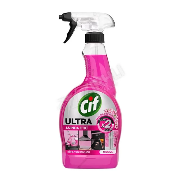 4 ADET Cif Anında Etki Kir Ve Yağ Sökücü Sprey Sakura 1025 Ml ürün görseli 1