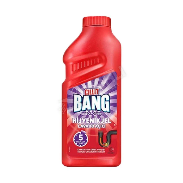 4 ADET Cillit Bang Turbo Lavabo Açıcı 500 Ml ürün görseli 1