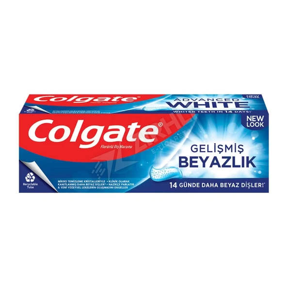 4 ADET Colgate Diş Macunu Gelişmiş Beyazlık 50 Ml ürün görseli 1