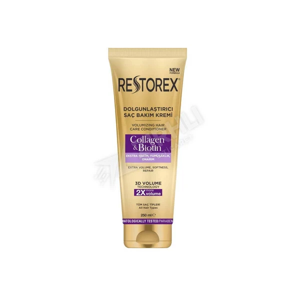 3 ADET Restorex Dolgunlaştırıcı Bakım Saç Kremi 250 Ml ürün görseli 1
