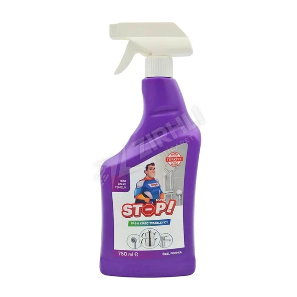 3 ADET Stop Forte Pas Ve Kireç Temizleyici Sprey 750 Ml ürün görseli 1