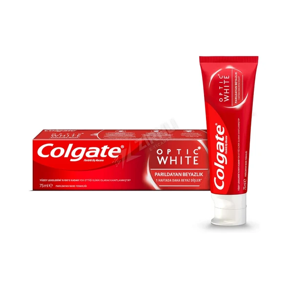 4 ADET Colgate Optic White Parıldayan Beyazlık Diş Macunu 75 Ml ürün görseli 1