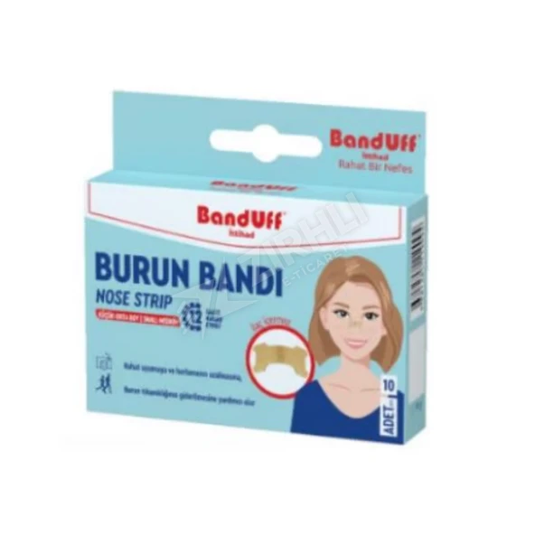 4 ADET Banduff Sağlık Burun Bandı Küçük/Orta ürün görseli 1
