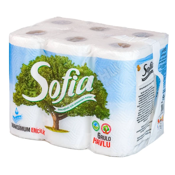 3 ADET Sofia Mutfak Kağıt Havlu 6'lı ürün görseli 1