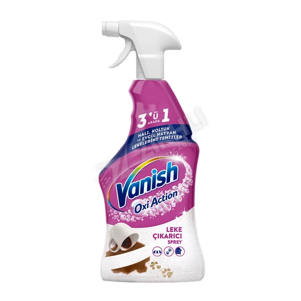 3 ADET Vanish 3'ü 1 Arada Halı Koltuk Ve Hayvan Lekesi İçin Leke Çıkarıcı Sprey 500 Ml ürün görseli 1