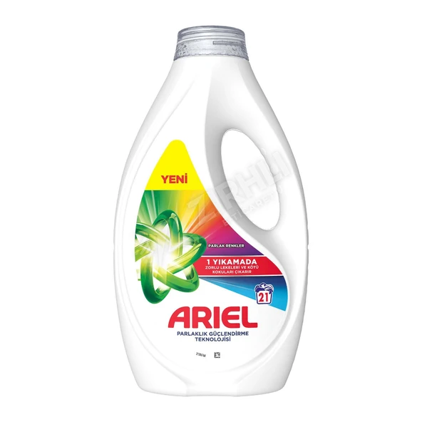 4 ADET Ariel Parlak Renkler Sıvı Deterjan 21 Yıkama 945 Ml ürün görseli 1