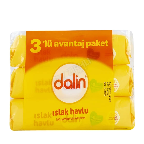 4 ADET Dalin Islak Havlu 3 Al 2 Öde ürün görseli 1