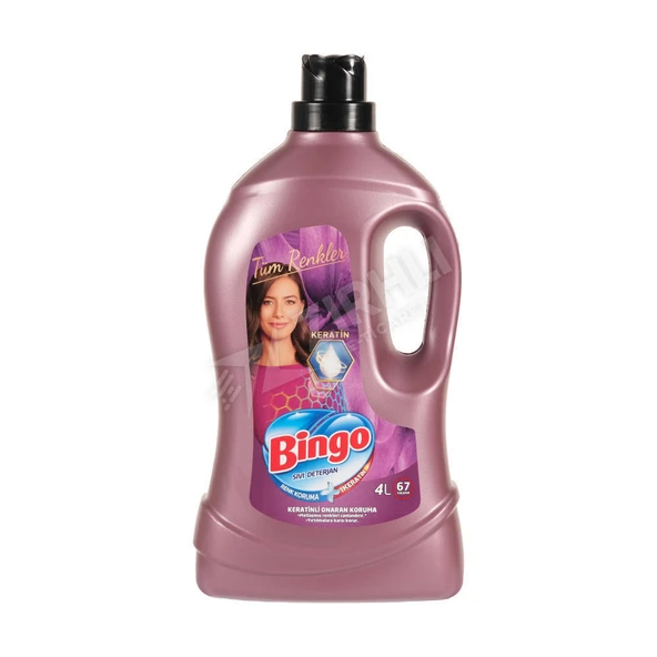 4 ADET Bingo Narin Sıvı Deterjan 4 Lt ürün görseli 1