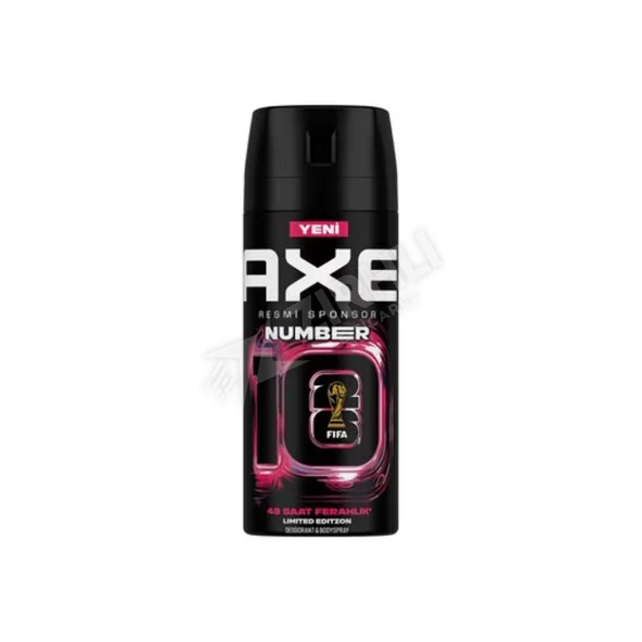 4 ADET Axe Number 10 Deodorant 150 Ml ürün görseli 1