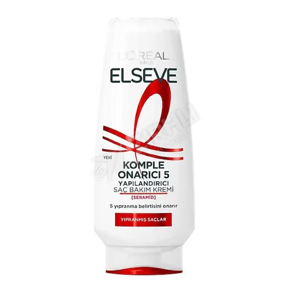 3 ADET Elseve Komple Onarıcı 5 Ve Yapılandırıcı Saç Kremi 250 Ml ürün görseli 1
