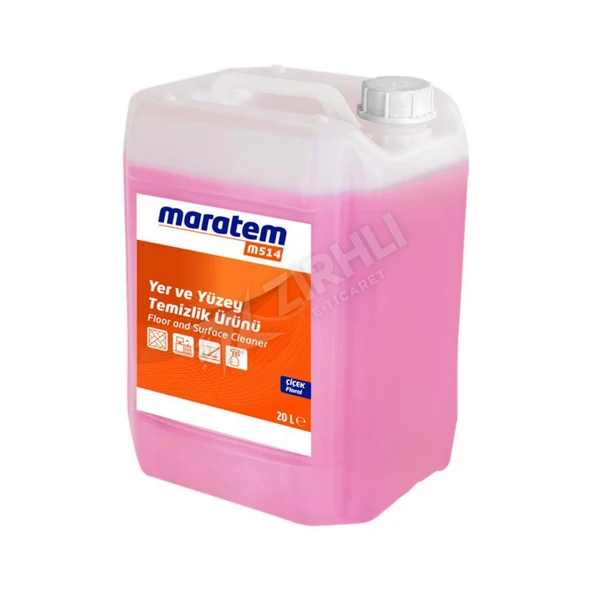 3 ADET Maratem M514 Yer Ve Yüzey Temizleyici Floral 20 Lt ürün görseli 1
