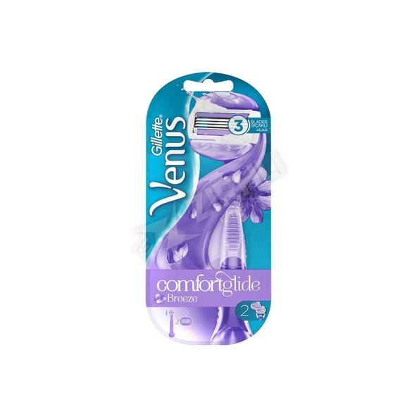 3 ADET Gillette Venus Breeze Tıraş Makinası + 2 Yedek Başlık ürün görseli 1