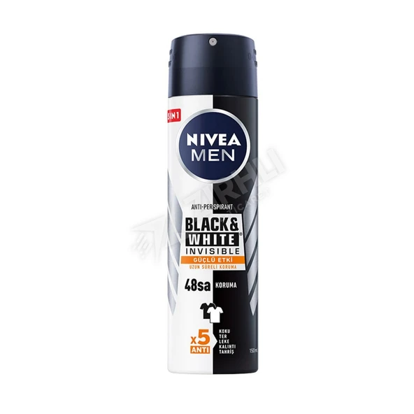 3 ADET Nivea Deo B&W Ultimate Impact Erkek 150 Ml ürün görseli 1