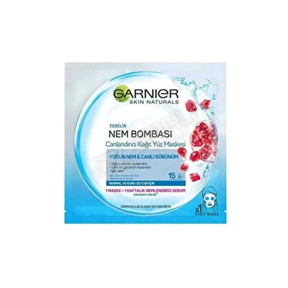 3 ADET Garnier Nem Bombası Nar Özü Maske 28 Gr ürün görseli 1