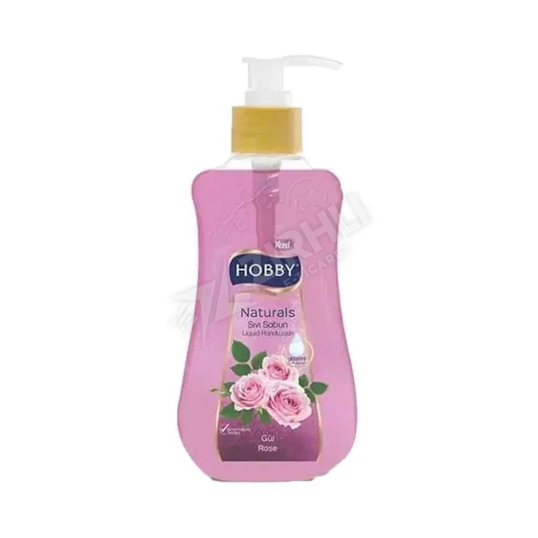 3 ADET Hobby Natural Gül Sıvı Sabun Gliserinli 400 Ml ürün görseli 1