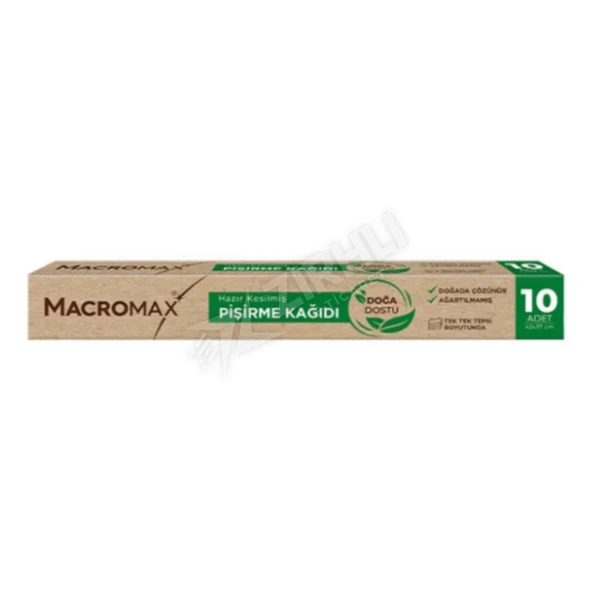 3 ADET Macromax Doğa Dostu Seri Pişirme Kağıdı ürün görseli 1