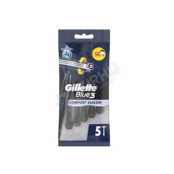 3 ADET Gillette Blue 3 Comfort Kullan At Tıraş Bıçağı 5' Li ürün görseli 1