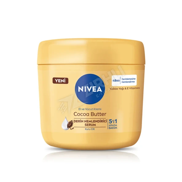 3 ADET Nivea Kavanoz Cocoa Butter El Ve Vücut 400Ml ürün görseli 1