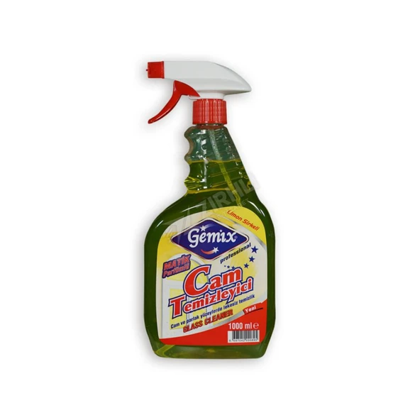 3 ADET Gemix Limon Cam Temizleyici 1 Lt ürün görseli 1