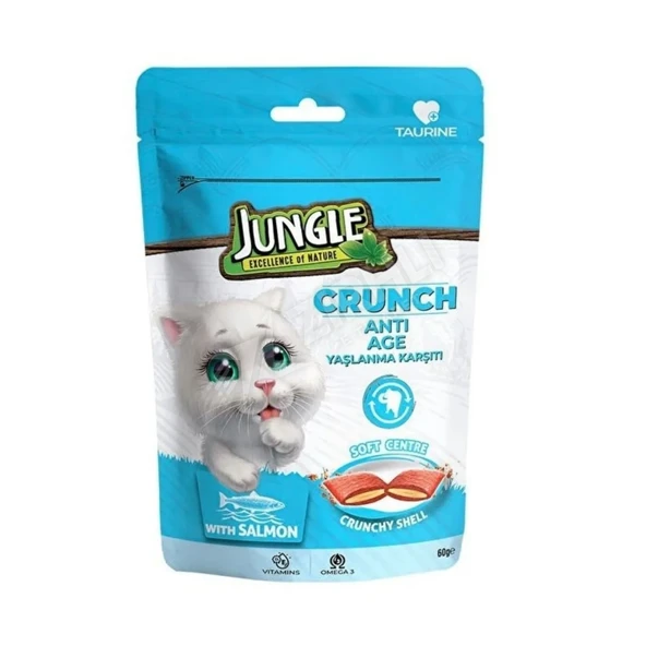 3 ADET Jungle Crunch Kedi Ödül Yaşlanma Karşıtı ürün görseli 1