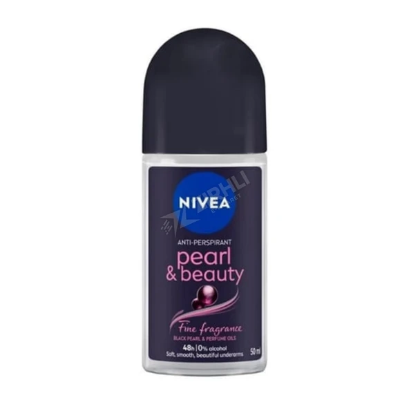3 ADET Nivea Roll-On Pearl & Beauty Kadın Black 50 Ml ürün görseli 1