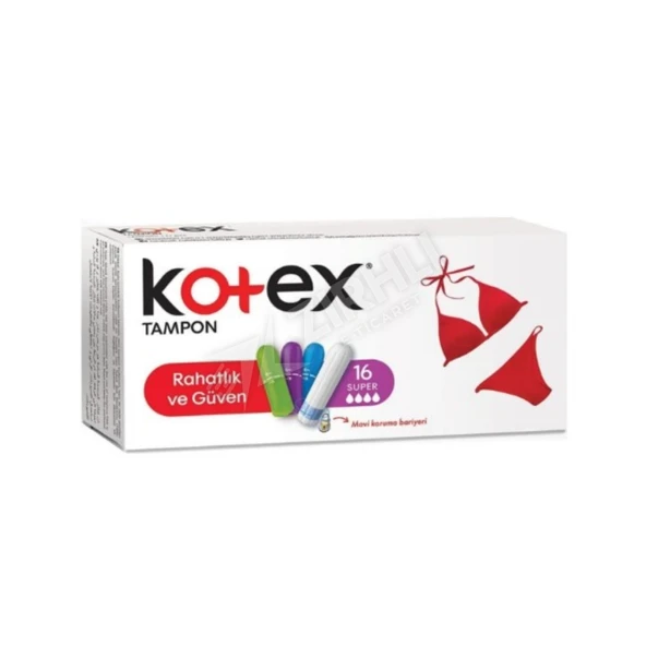3 ADET Kotex Tampon Mini 16Lı 29 Gr ürün görseli 1