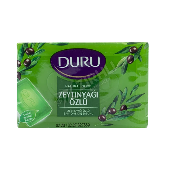 3 ADET Duru Zeytinyağlı Banyo Sabunu 150 Gr ürün görseli 1