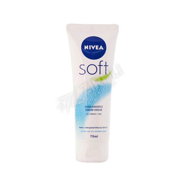 3 ADET Nivea Soft Tüp Krem 75 Ml ürün görseli 1