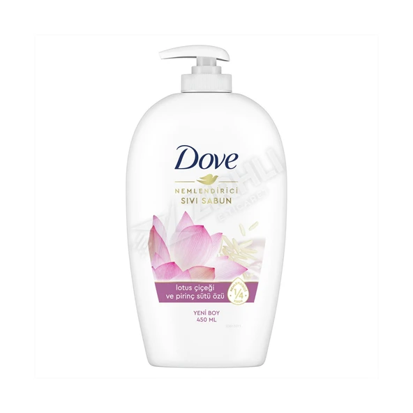 3 ADET Dove Sıvı Sabun Lotus Ve Pirinç  450 Ml ürün görseli 1