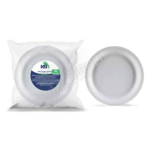 3 ADET Kbr Kağıt Tabak 22 Cm 10'lu ürün görseli 1