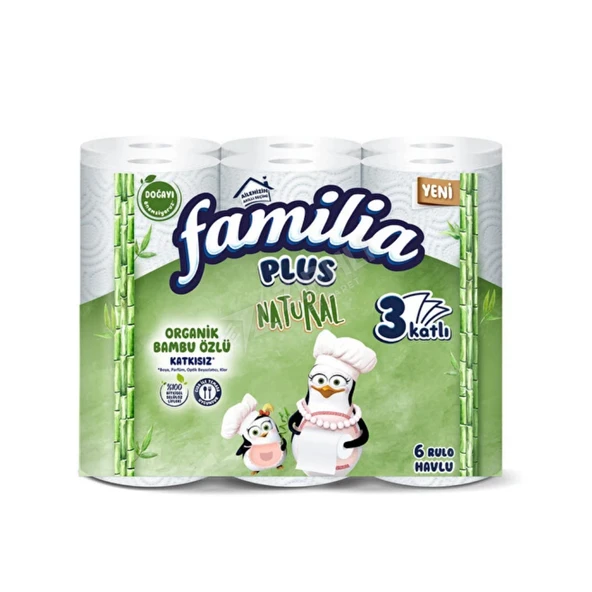 3 ADET Familia Kağıt Havlu 6 Lı ürün görseli 1