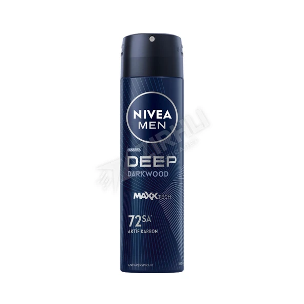 3 ADET Nivea Men Deep Darkwood Deodorant 150 Ml ürün görseli 1