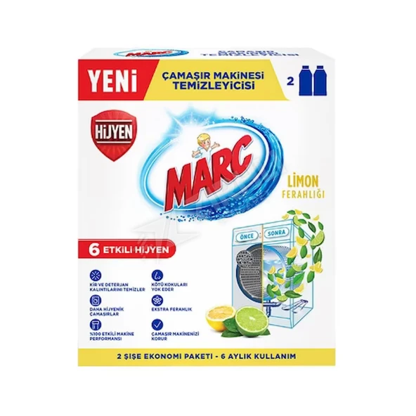 3 ADET Marc Makine Temizleyici Limonlu 500 Ml ürün görseli 1
