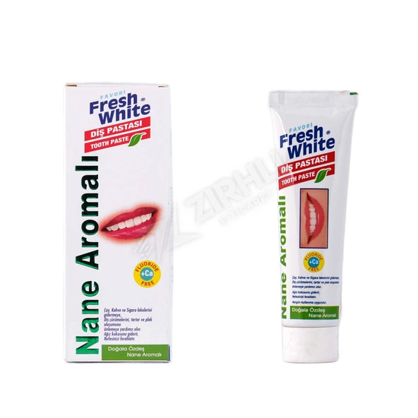 3 ADET Fresh White Diş Pasta Nane 90Gr ürün görseli 1
