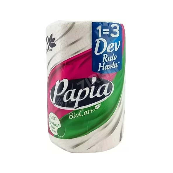 3 ADET Papia Dev Havlu 1=3 Biocare ürün görseli 1