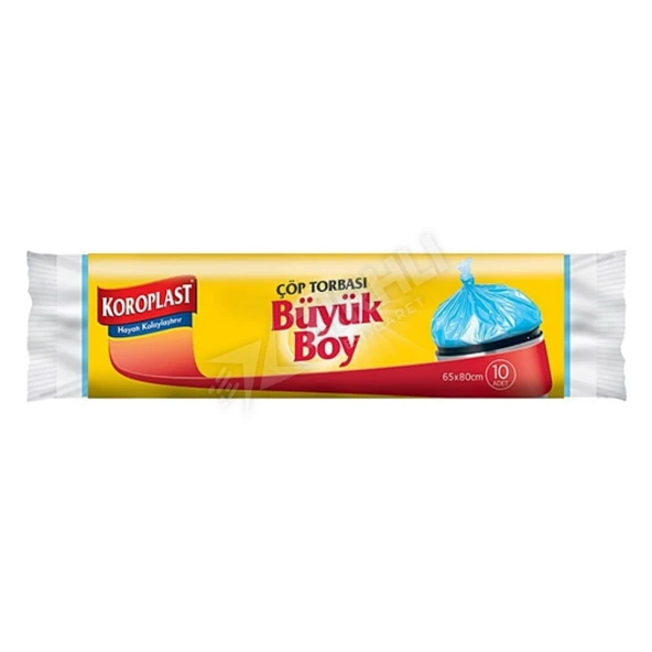 3 ADET Koroplast Çöp Torbası Büyük Boy 10'lu ürün görseli 1