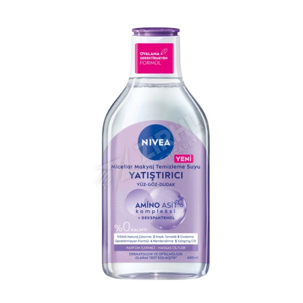 3 ADET Nivea Makyaj Temizleme Suyu Hassas Cilt 400 Ml ürün görseli 1
