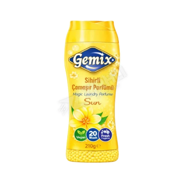 3 ADET Gemix Sihirli Çamaşır Parfümü Sun 210 Gr ürün görseli 1