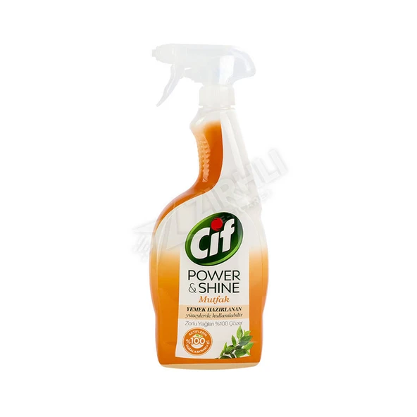 3 ADET Cif Power & Shine Mutfak Temizleyici Sprey 750 Ml ürün görseli 1