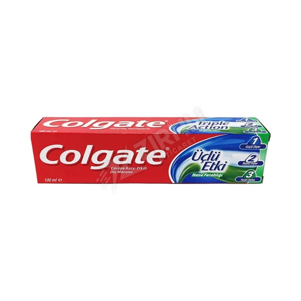 3 ADET Colgate Üçlü Etki Diş Macunu 100 ml ürün görseli 1