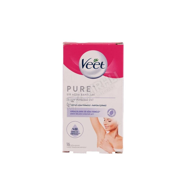 2 ADET Veet Pure Sir Ağda Bandı 16 Lı ürün görseli 1