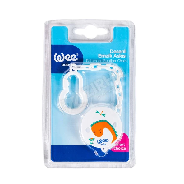 2 ADET Wee Baby Desenli Emzik Askısı ürün görseli 1