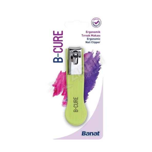 3 ADET Banat B-Cure Ergonomik Tırnak Makası ürün görseli 1