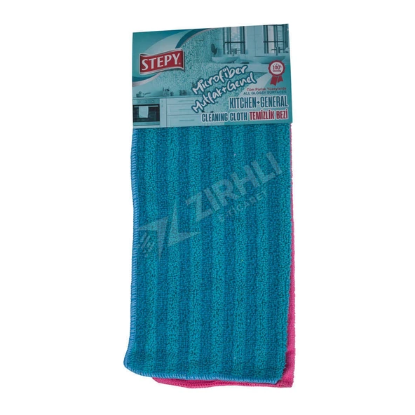 2 ADET Stepy Mutfak + Banyo Mikrofiber Temizlik Bezi ürün görseli 1
