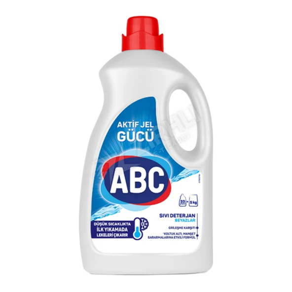 3 ADET Abc Sıvı Çamaşır Deterjanı Beyazlar 2145 Ml ürün görseli 1