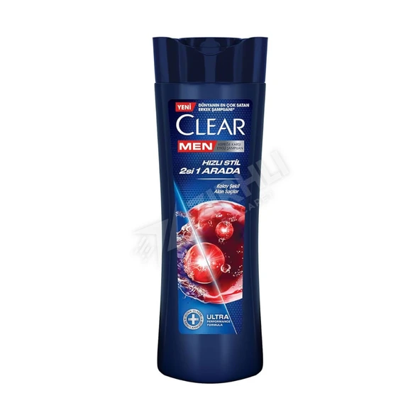 3 ADET Clear Şampuan 2 Si 1 Arada Kepeğe Karşı  350 Ml ürün görseli 1